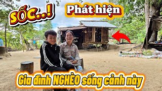 DISCOVERED  Poor family living like this IN THE MIDDLE OF THE FOREST in a dilapidated shelter ||...