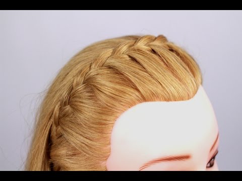 Косичка ободок. Headband Braid