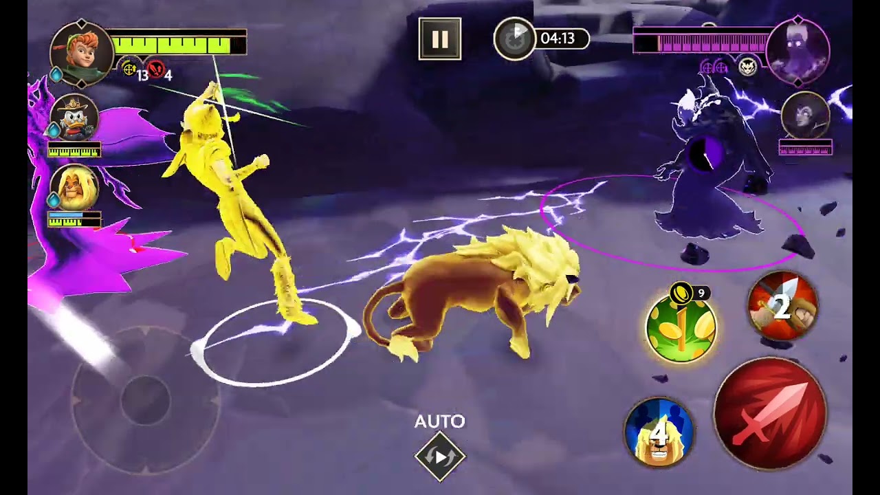 Peter Pan Gameplay 5* lvl 60 beats Tower Level 30 - Disney Mirrorverse -