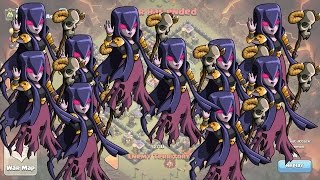 [Coc] Clan War Max Th10 Vs 21 Witches Attack Strategy
