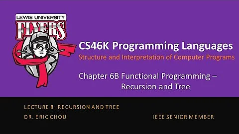 Lecture 8: Recursion - Applications of Functional Programming [Chapter 6]