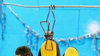 He makes clothespins for hats or clothes #diy #crafts #artesanía