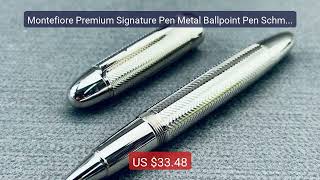 Montefiore Premium Signature Pen Metal Ballpoint Pen Schmidt ... — Amazing Value 2026 | Must Have!