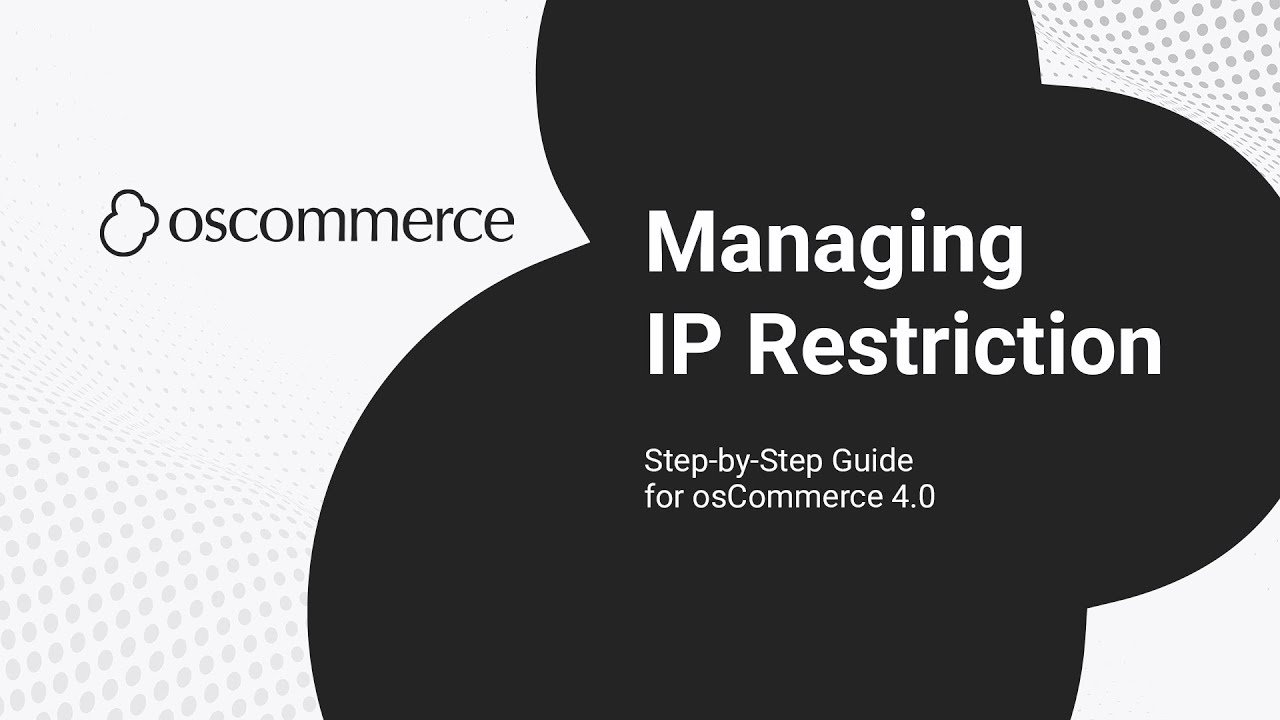 Managing IP Restriction Module | Add & Control Access by IP Address ...