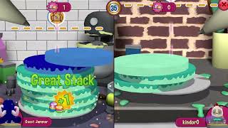 Played Stack Attack with another player in Animal Jam