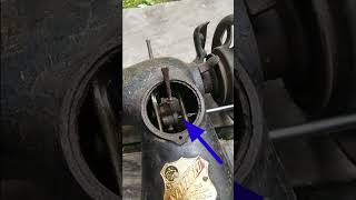 How to fix the stitch adjustment lever that rises by itself #shorts