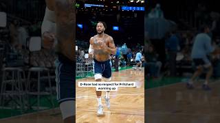 Derrick Rose had NO RESPECT for Pritchard warming up #Celtics #NBA screenshot 4