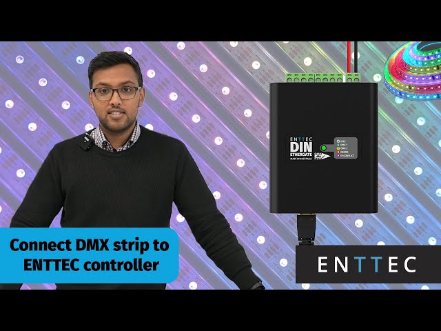 How to connect ENTTEC gear to DMX Strip