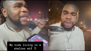Fatboy SSE SPAZZES After Finding Out His Kids & BM Are Staying In Homeless Shelter