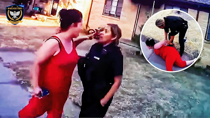 Crazy Woman SPITS on Cop During Meltdown | Karens Getting Arrested By Police