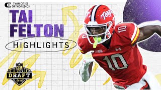 Tai Felton College Highlights | Minnesota Vikings