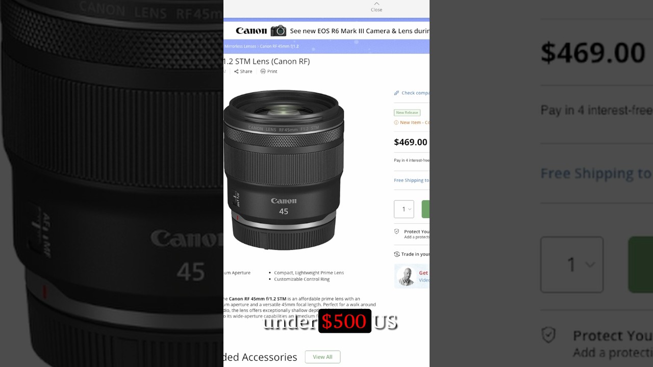 Canon EOS R6 III Deep Dive+RF 45mm F1.2 STM First Look