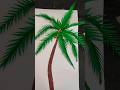 How To Make Coconut Tree With Paper Easy Paper Craft Ideas Shorts Shortsvideo Youtubeshorts 