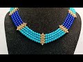 How To Make//Simple & Easy//Pearl Necklace At Home//dj's creation