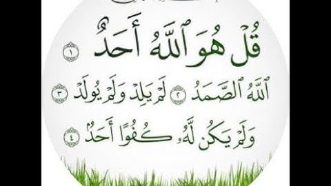 سورة الاخلاص بصوت الشيخ ماهر المعيقلي جودة عالية