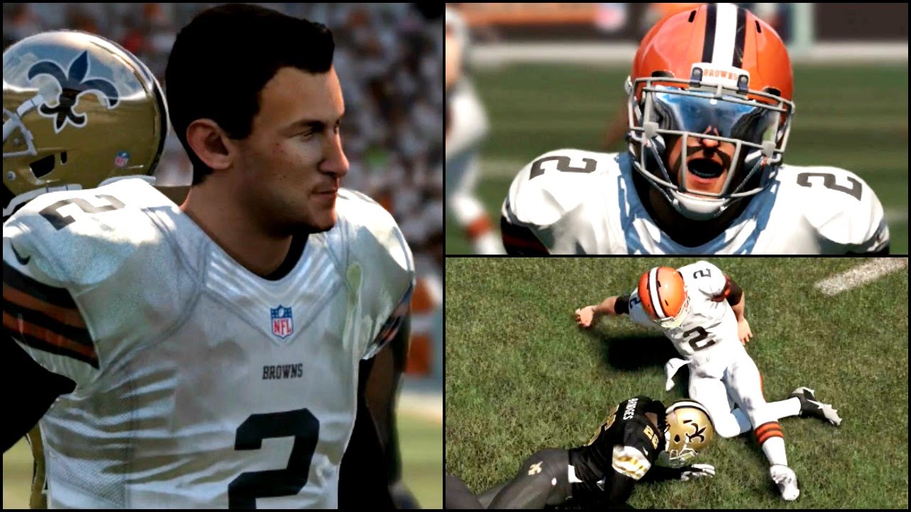 Madden 15 Career Mode Gameplay S1 - Bridges Cheap Shots Manziel - Perfect Passer Rating madden ultimate team rewards