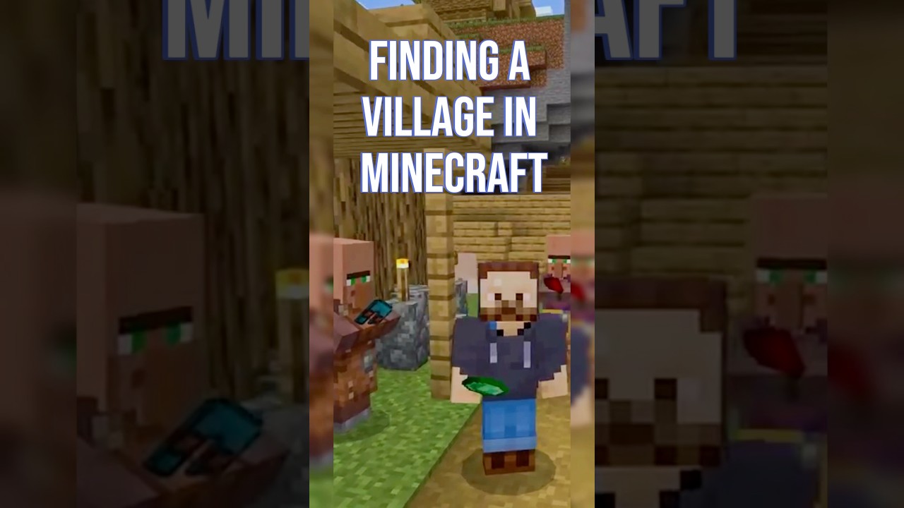 How to Find a Village in Minecraft - Minecraft Tutorials