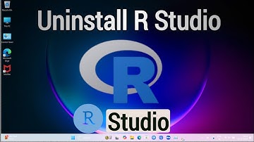 how to Uninstall RStudio on Windows | Uninstall R Studio from windows