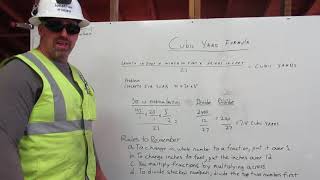 Cubic Yard Formula By Operator Hanley