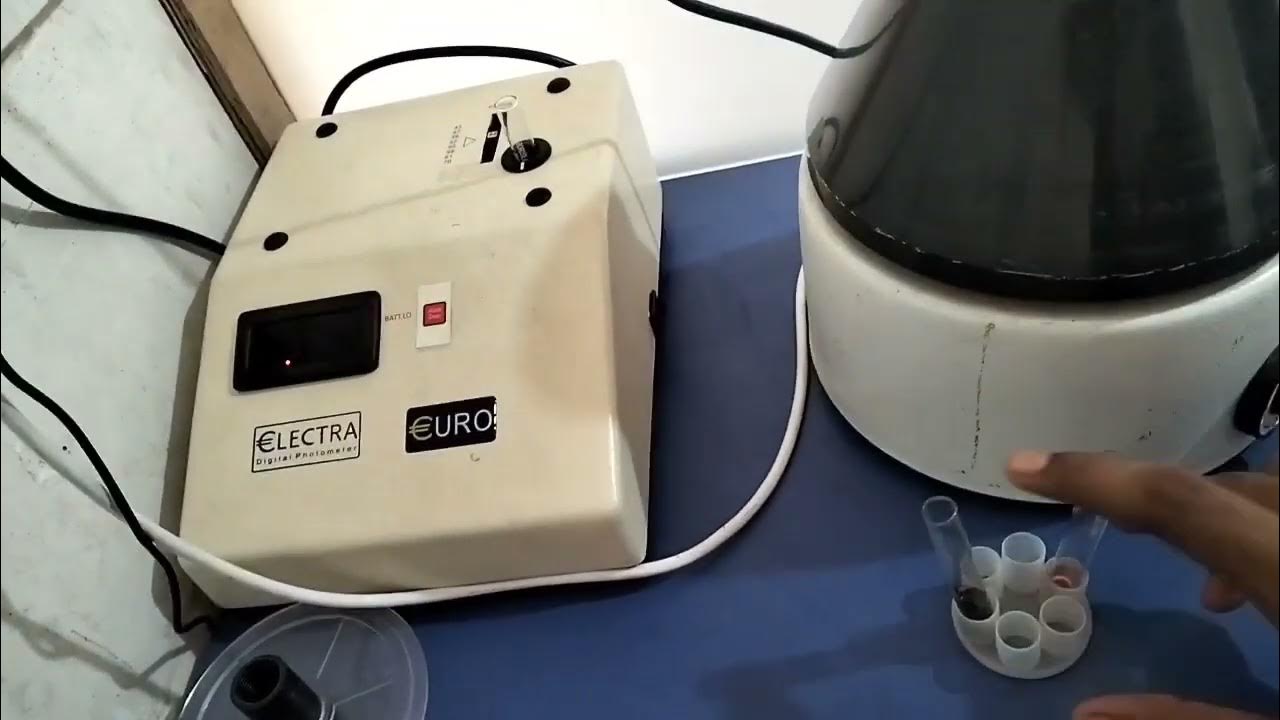 Colorimeter work 😱in laboratory // Blood sugar test with Colorimeter