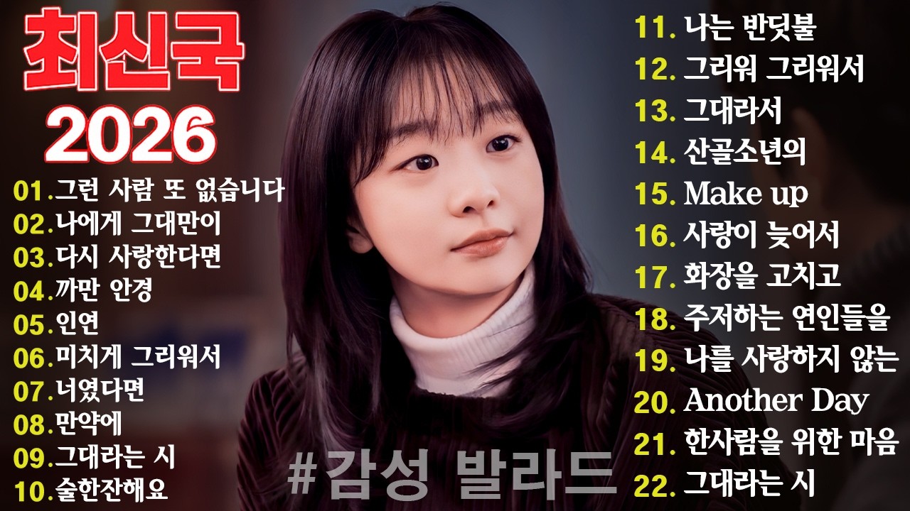 발렌타인데이 감성을 채우는 잔잔한 발라드 ❄️ 광고없이 즐기는 TOP100 명곡 ❄️❄️ 브라운아이즈, 성시경, 김범수, SG워너비, 허각