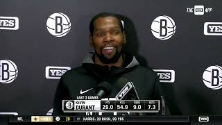 Kevin Durant On Moment With The Lakers Bench And Pat Bev