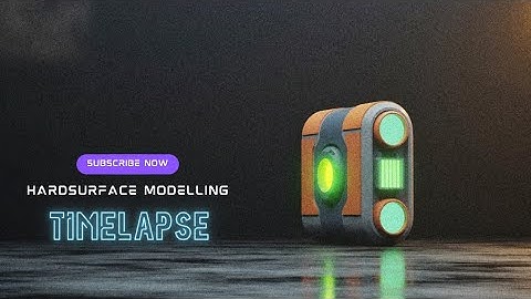 SCI-FI HARDSURFACE MODELLING TIMELAPSE IN BLENDER USING FLUENT ADDON