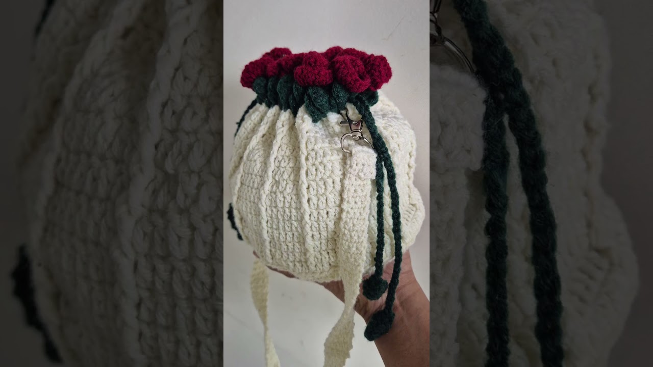 Handmade crochet bag  perfect for gifting or everyday elegance🤍