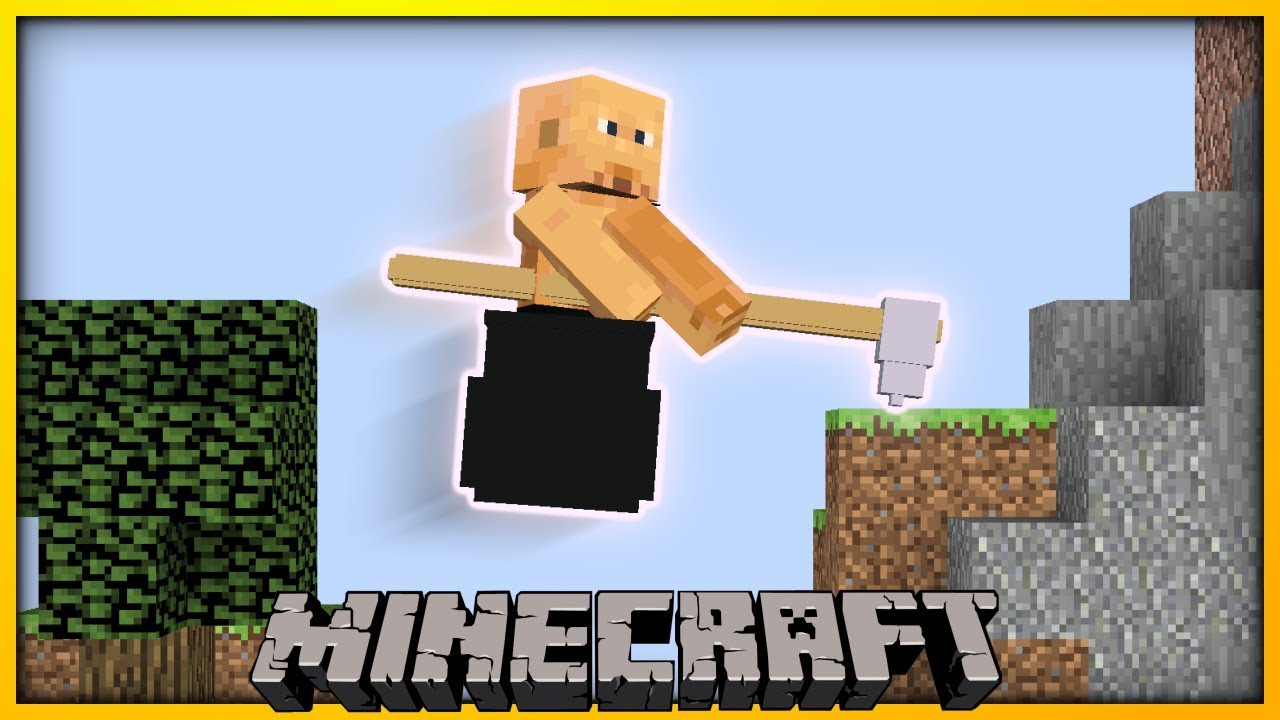 GETTING OVER IT IN MINECRAFT!? - The Path Minecraft Parkour Map! 