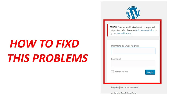 How to Fix A Cookies Blocked Error on WordPress Admin Dashboard