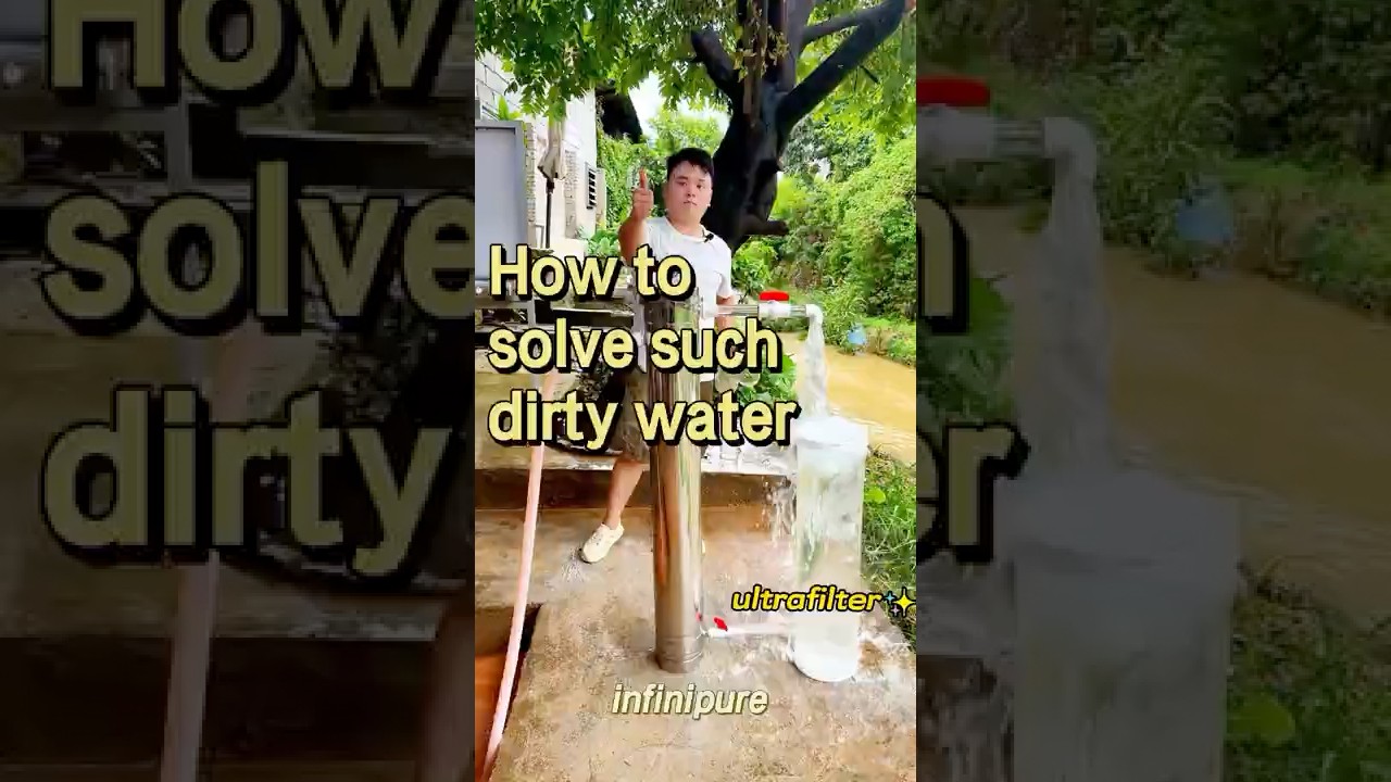 Efficient Demonstration of the muddy water filtering 