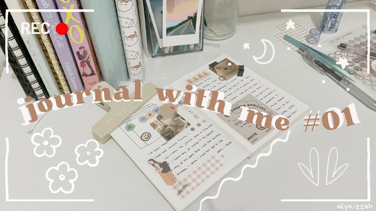 ☁️ journal with me | starting a new journal ♡︎✿ ☁️