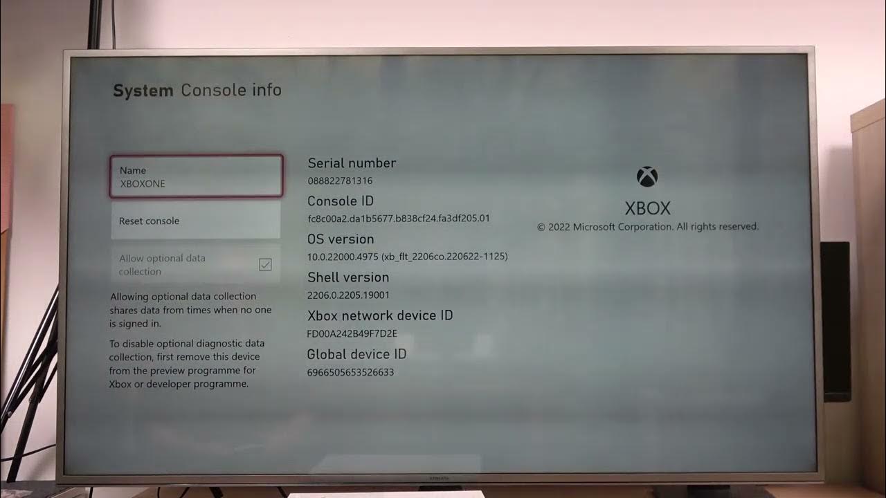 Xbox Series S: como encontrar o número de série do console?