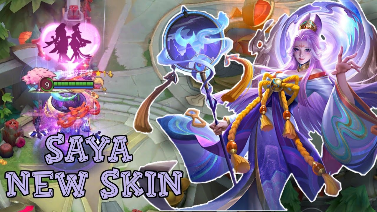 SAYA NEW SKIN | MOON PROPHECY |IN GAME - HEROES EVOLVED