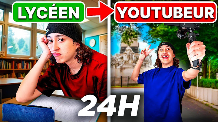 24H dans ma VIE de LYCÉEN et YOUTUBEUR ! (2024)