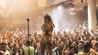 Delta Goodrem performs at Poof Doof Sydney