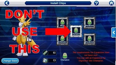 Digimon Links - Chips / Installing Chips Guide