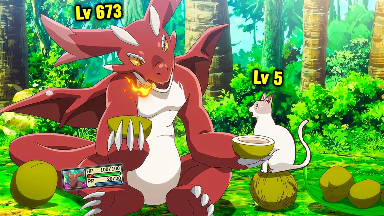 Stray Cat Adopted Baby Dragon by Mistake, Who Grows Up to Become the Most Powerful Creature