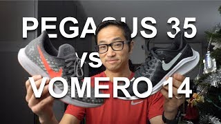 Pegasus 35 vs. Vomero 14 - YouTube