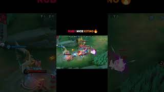 Ruby Nice Kiting team🔥 #mobilelegends #mlbb #mlbbshorts#mobilelegendsbangbang  #shorts #ruby