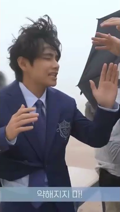 it was really  tough to shoot in the middle of Desert😟 #btsarmy #bts #taehyung