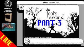 The Fools Errand - live from a real Mac Plus - PART 3
Lets progress on a fresh game together in The Fools Errand (1987), a classic black and white game for the old compact Macs. Straight live capture from my real Mac Plus. Shout puzzle answers at me in the chat while I struggle! Itll be fun!
Part 1 can be seen here: https://www.youtube.com/watch?v=Leg21iuz3pQ
Part 2 can be seen here: https://www.youtube.com/watch?v=Onq4dWiwHkE The Fools Errand - live from a real Mac Plus - PART 3