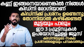 അധികമാരും കേൾക്കാത്ത അറിവുകൾ | ഈ 3  ഫ്രൂട്ട്സുകൾ ജ്യൂസ് കിഡ്നിയുടെ സകല പ്രശ്‍നങ്ങളെയും പമ്പകടത്തും