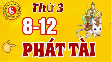 ☯TỬ VI Ngày 8/12/2020 con giáp ĐẠI PHÁT TÀI- MỞ TIỆC KHAO LÀNG, GIÀU TO