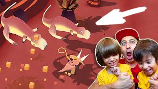 El MISTERIO del T-REX de RODEO STAMPEDE con DANI y EVAN