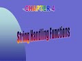 String Function in C Program