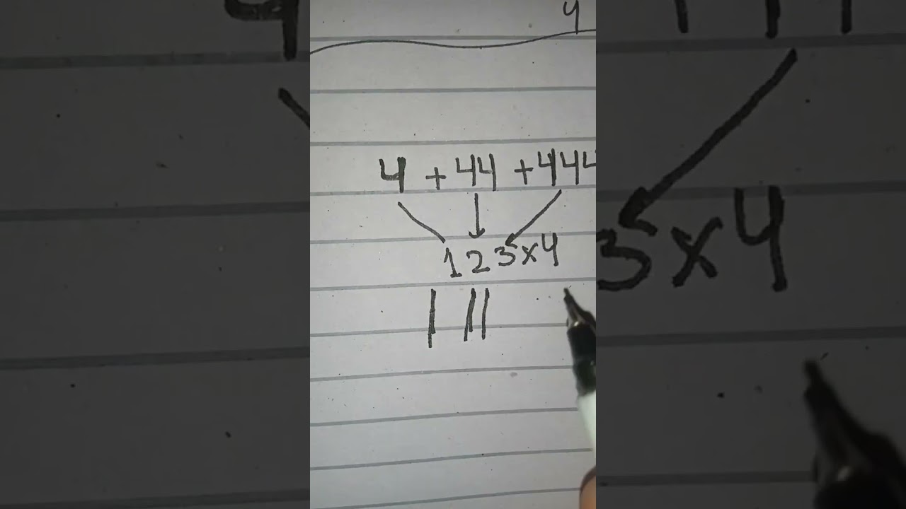 Math magic tricks No.11 