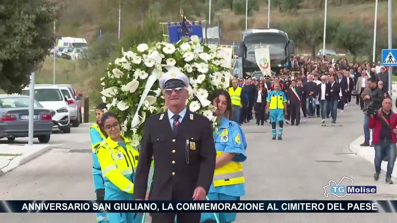 Anniversario San Giuliano, la commemorazione al cimitero del paese