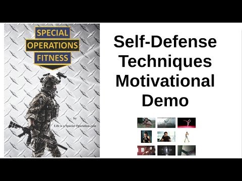 Special Operations Fitness Motivational Demo: Self- Defense / Cardio Kick-Boxing Techniques