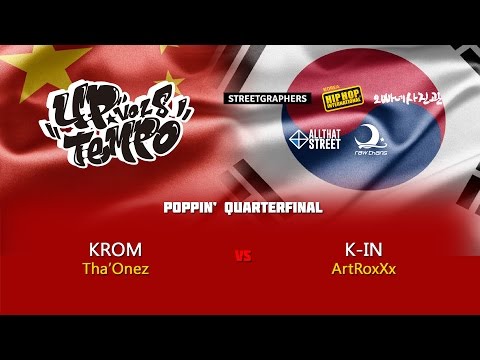 유창우(Krom) vs 강창우(K-IN) / Poppin QTFinal 2 / Up Tempo Vol.8 Korea / Allthatstreet